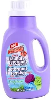 las totally awesome 2 in 1 laundry detergent and fabric softener