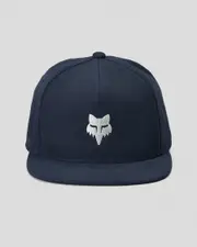 [Fox] Fox Men's Head Snapback Cap in Midnight Navy One Size Midnight Navy