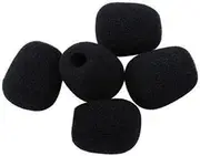Parliky 10Pcs Small Mic Windscreen Covers for Lavalier Microphones Black Mic Windshield for Enhanced Sound Quality Suitable for Wireless Wired Microphones for Recording