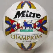 Mitre Ultimax Champions FA Premier League 90s Retro Soccer Ball Size 5