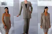 * 2167 Vogue Designer ANNE KLEIN Jacket Skirt Pants Pattern sz 12-16 1998 UNCUT