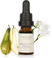 VAUCLUSE English Pear & Freesia Essential Oil 10ml - Sophisticated Blend of Pear, Citrus, Freesia, Rose, Musk & Amber – Perfect for Diffusers, Burners, Incense Stones, Fragrance Lamps & More.