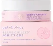 Serve Chilled Eye Gel - Rose by Patchology for Unisex - 15 Pair Patches