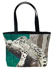 Leopard Handbag, Tote Bag - From My Painting, Secluded Grace