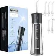 Fairy Edition Will Water Dental Flosser Oral Irrigator for Dental & Oral Care with 6 Tips 5 Modes Pressure Levels IPX7 Waterproof 300ML Water Tank Low Noise Long Lasting,Portable Cordless Rechargeable Teeth Cleaner