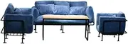 1: 6 Scale Sofa Set Model,Mini,Collectible,with Table,Dress up Accessory Cosplay Pretend Play Miniature Sofa Doll Decoration
