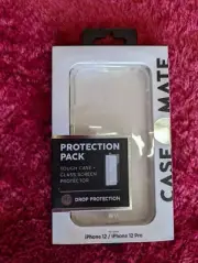 iPhone 12/12 Pro Case Mate Protection Pack W/ Glass Screen Protector