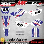 Custom decal kit for YAMAHA YZ 85 2015 - 2021 FORCE STYLE stickers graphics