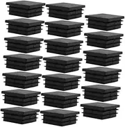 jojofuny Square Plastic Hole Plugs 20 Pack 4x4cm Protect Furniture Legs Skid Resistant and Durable