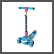 Jetson Kids Trike Kick Scooter Adjustable LED Lights Folding Frozen 3 Wheel
