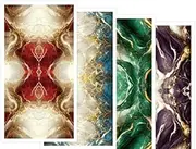 Puocaon Abstract Clay Transfer Paper - 20 Sheets Fluid Marble Design Transfer Paper for Polymer Clay