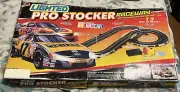 Vtg Lighted Pro Stocker Raceway Nascar Slot Car Battery Operated New In Box Rare