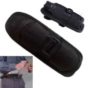 Flashlight Pouch Holster Tactical Torch Bag w/360 Degree Rotatable Clip Cases