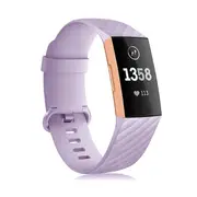 2PCS TPU Strap Smart Bracelet Sports Watch Silicone Strap Suitable for Fitbit Charge4 Charge3