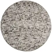 Diamond Natural Round Rug