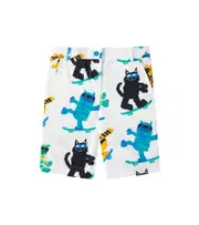 [Stella McCartney Kids] Stella McCartney Kids Printed cotton Bermuda shorts Y 4 multicoloured