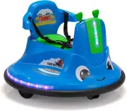 TOBBI Snail Baby Bumper Car, 12V Kids Electric Ride on Toy with Remote Control/C