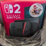 Brand New Nintendo Switch 2 Mario Kart World Console Bundle In Hand