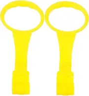 Vaguelly 2 Pack Baby Bed Pull Rings Crib Hanging Exercise Rings for Walking Assistance Safe Comfortable
