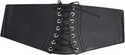 [LIFKOME] Fashion Wide Waist Belt for Women Decorative Elastic Cor Clothes Accessory for Party Unique Knotted Design Comfortable and Eye Catching Waist Shaper for Dresses and Coats