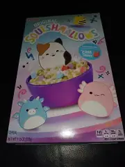 NIOB (1) HTF Original Squishmallows/Kellogg's Cereal; 11.6 Oz; BB: 10/29/2025