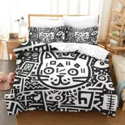 Home Textiles Cartoon Cat Printed Teen Adult Cute Stylish 07
