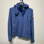 老麥嚴選 SUPERDRY 極度乾燥 長袖連帽外套 藍色 二手 女M號 CL0201