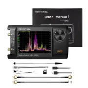 SA5 4 Inch Display Wide Frequency Range 100kHz to 6GHz RF Analyzer 5000mAh Battery Optional 32GB MicroSD High Precision