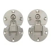 2 Pcs Butler Corner Cabinet Hinges Folding Impact-resistant Concealed