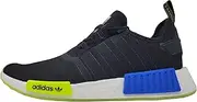 [adidas] Originals Men's NMD_R1 Running Shoe, Core Black/Core Black/Cloud White (Indigo Herz), 13 M US