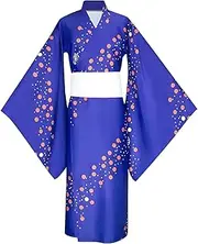 [GRACEART] Japanese Hanabi Taikai Kimono Halloween Anime Cosplay Costume Casual Yukata Robe With Belt
