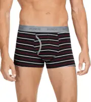 Bonds Mens 41S Gotta Be Logo Inverse Stripe GuyFront Trunk Brief Size XL New
