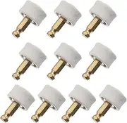 Kisangel 10Pcs Pet Nail Grinding Tool Electric Nail Grinder Replacement Tips for Dogs Cats Durable Wear Resistant Grinding Wheels Easy to Use Pet Supplies Golden White
