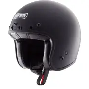 Chopper Solid Matt Black ECE22.06 Jet Helmet