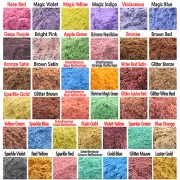 50g Cosmetic Grade Natural Mica for Soap/Bath Bombs/Eyeshadow/Lipsticks 38 Color