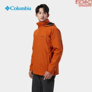 Columbia哥倫比亞男防水衝鋒衣可拆卸抓絨內膽三合一外套WE7211