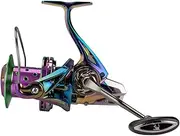 [Diwa] Spinning Fishing Reels 60 LBS Max Drag Power 18+1 Stainless BB Metal Body Casting Fishing Wheel 8000 10000 12000 Spool Series Freshwater Saltwater Big-Game Surf Ultra Smooth Spinning Reel