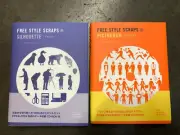 2 Lot Free Style Scraps - Silhouette Pictogram (Bnn Pattern) 1000 Scraps in Disc