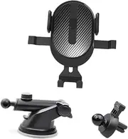 Veemoon Car Mobile Phone Holder 1 Set Suction Cup Phone Mount Air Outlet Bracket Stable and Practical Auto Phone St