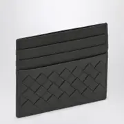 [Bottega Veneta] Intrecciato Light Graphite Card Holder One size Grey