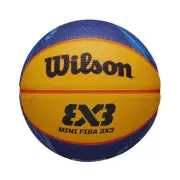 Balls basketball Wilson Fiba 3X3 Mini WTB1733XB2020 Yellow-Blue