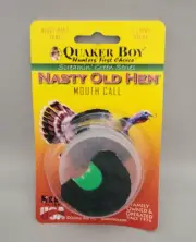 Quaker Boy Screamin' Nasty Old Hen Mouth Turkey Call Diaphragm Hunting 19101 NEW