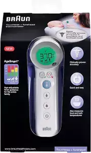 Braun BNT4 Digital Forehead Thermometer for Kids, Babies, Infants & Adults - ...