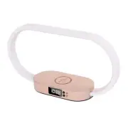Wireless Phone Charger Table Lamp - USB Port Charging Bedside Light With Clock