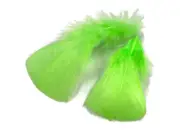 1 Pack - Chartreuse Turkey T-Base Plumage Feathers 0.50 Oz. Fly Tying Suncatcher