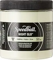 Speedball Fabric Screen Printing Ink 236 ml, Phosphorescent White