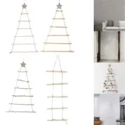 Christmas Tree Wall Hanging DIY Branch Ladder Chic Jute String Crafts Nordic
