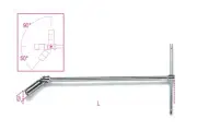 Beta Tools 959 T-Handle Spark Plug Wrench with Swivel Socket 16mm 009590010
