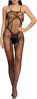 [Generic] Deal's Today Women Stocking Lingerie Underwear Open Crotch Sleepwear Bodysuit Plus Size Bustier Lingerie for Women