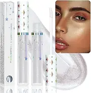 Liquid Highlighter for Face,Body Shimmer - Waterproof Glow Liquid Highlighter Long Lasting Highlighter Shimmer for Cheeks